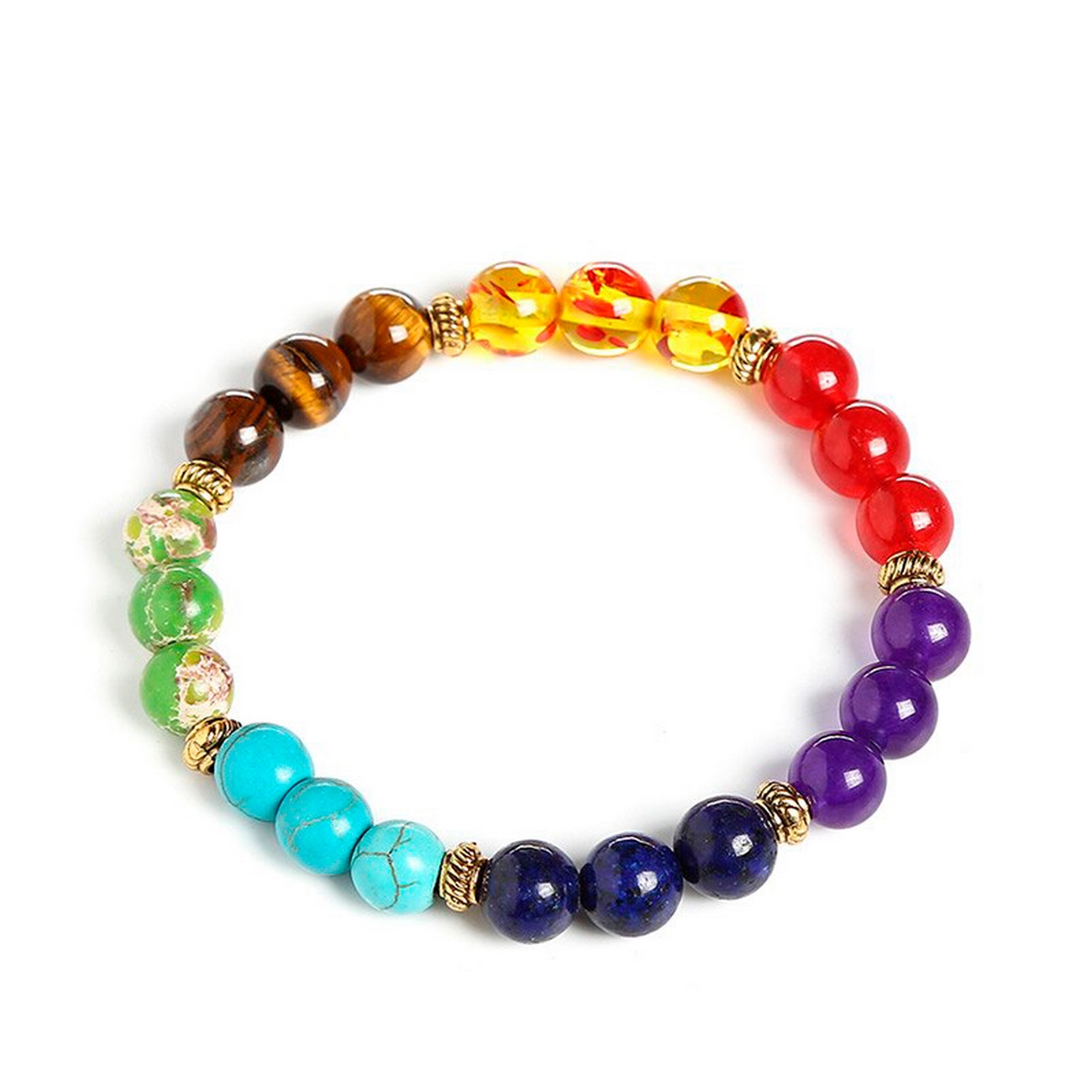 Pulsera 7 Chakras Unisex + Estuche 